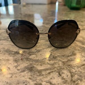 Bvlgari 6111-B Women’s Sunglasses 60mm 2033/8G Black Gradient Made in Italy